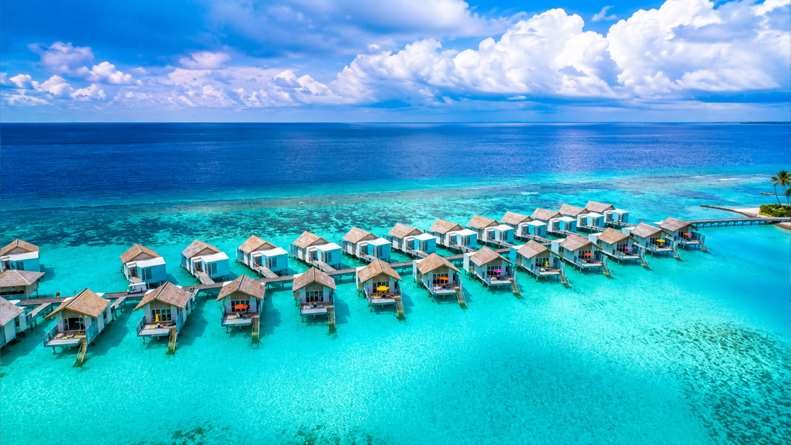 Arrival in Maldives Resort