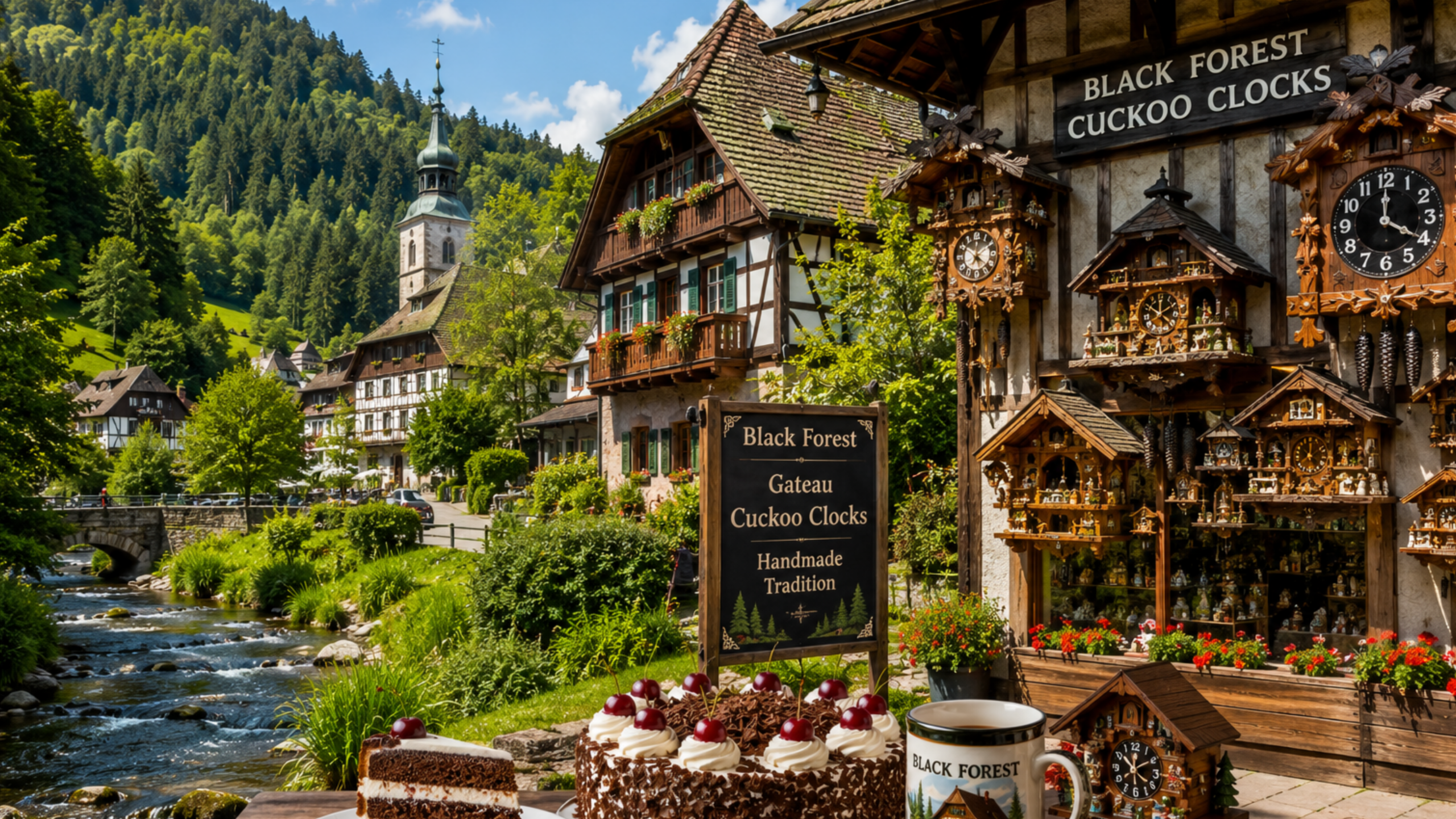 Black Forest Rhine Falls Lucerne