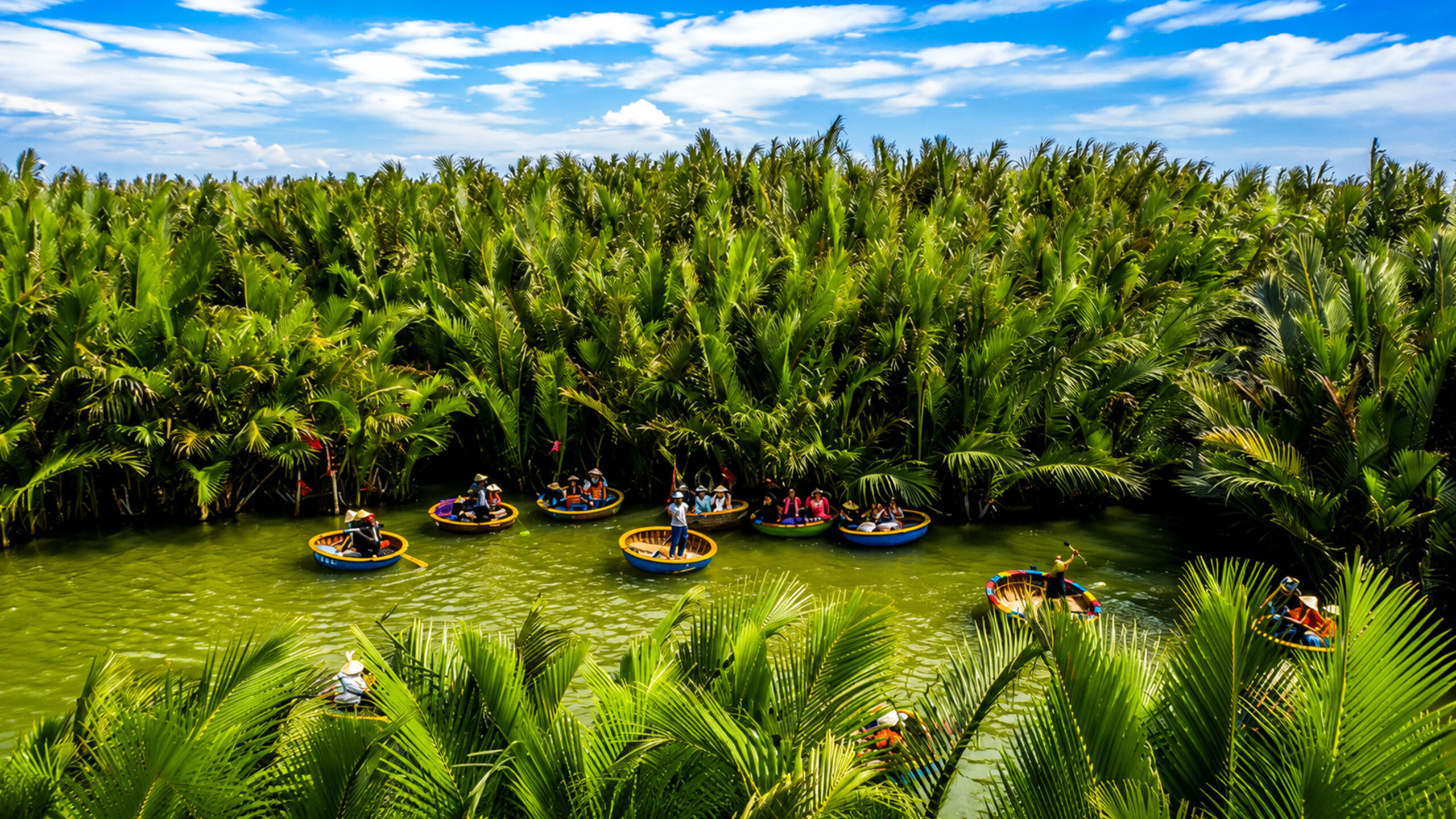 Flight to Da Nang - Basket Boat Adventure & Hoi An Ancient Town
